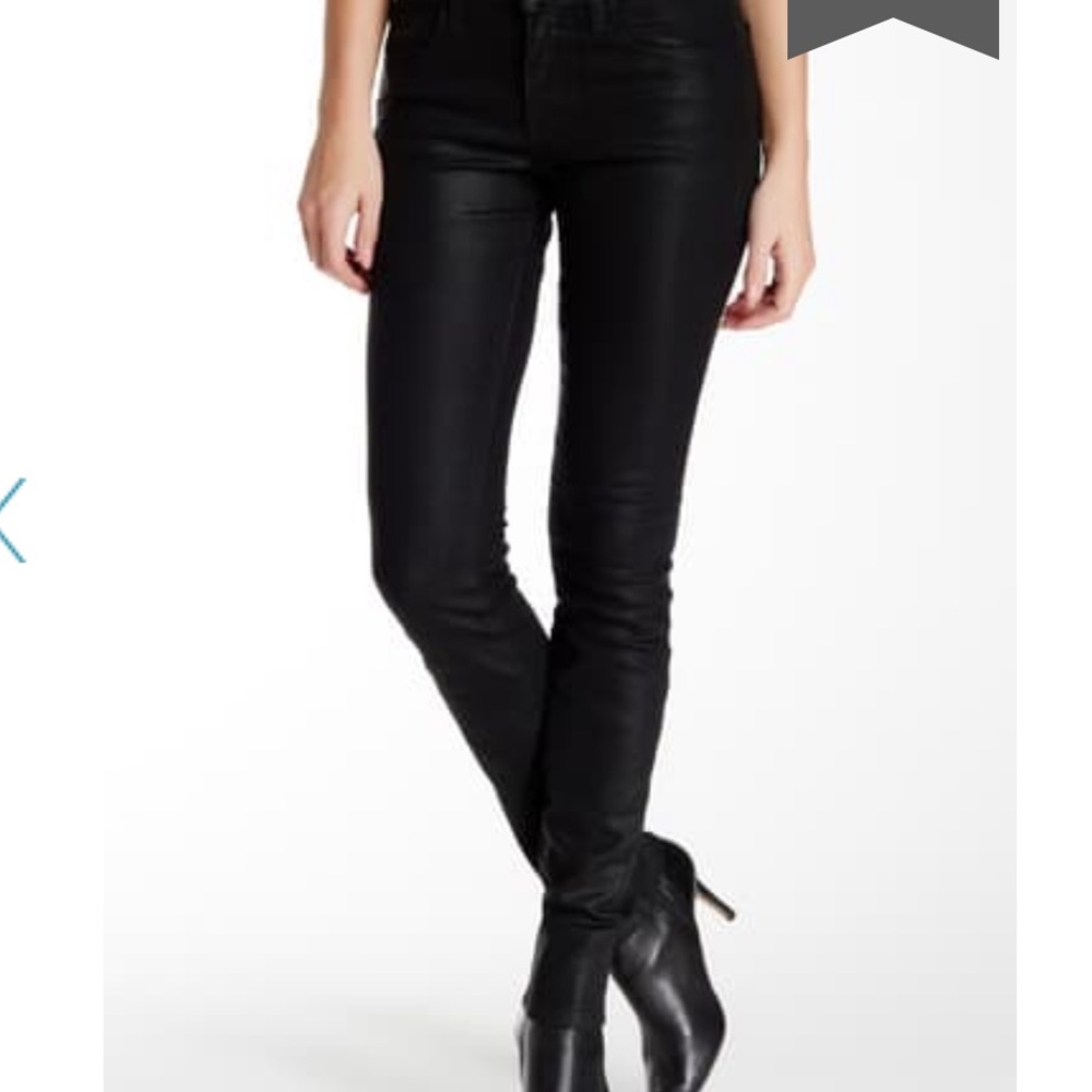 Joe’s Jeans Black Coated Skinny